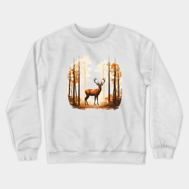 Deer Lover Crewneck Sweatshirt by zooleisurelife